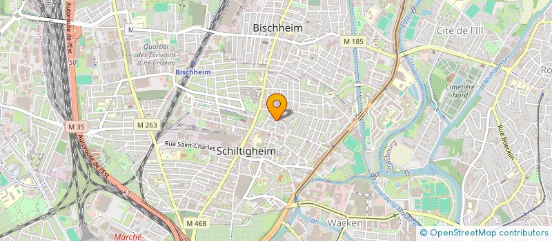 localisation de l'entreprise MICROBRASSERIE PSYKI  SCHILTIGHEIM