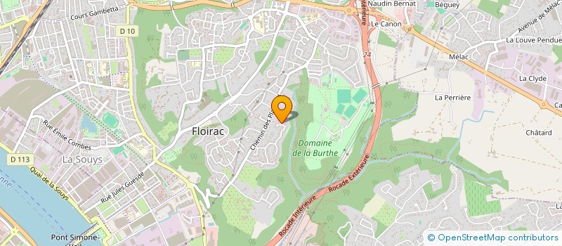 localisation de l'entreprise MICROBUS à FLOIRAC