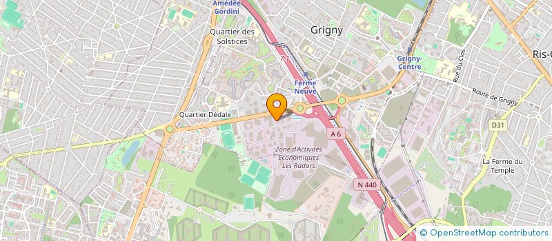 localisation de l'entreprise MICROCASH à GRIGNY