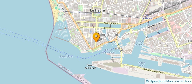 localisation de l'entreprise MICROCEANE à LE HAVRE