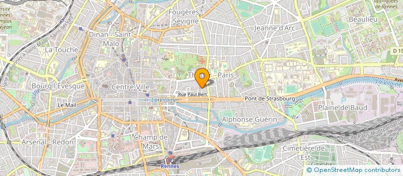 localisation de l'entreprise MICROCELT à RENNES