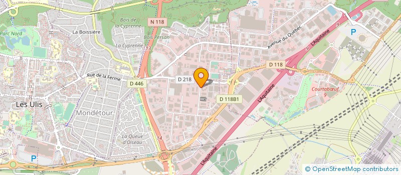 localisation de l'entreprise MICROCHIP TECHNOLOGY SARL à LES ULIS
