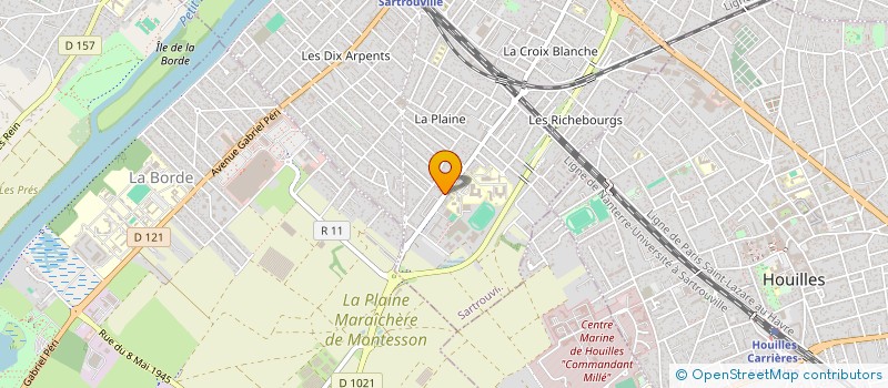 localisation de l'entreprise MICROCIBLE à SARTROUVILLE