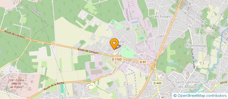 localisation de l'entreprise MICROCLINIQUE à OLLAINVILLE