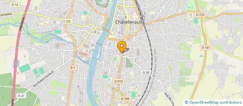 localisation de l'entreprise MICROCOM  CHATELLERAULT