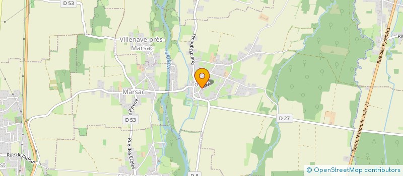 localisation de l'entreprise MICROCRECHE LES PITCHOUNS  TOSTAT