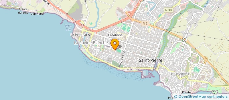 localisation de l'entreprise MICROEASY  SAINT PIERRE