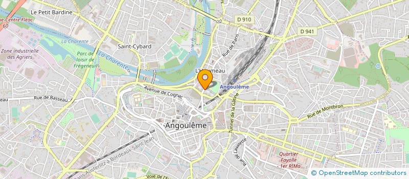 localisation de l'entreprise MICROEDUC à ANGOULEME