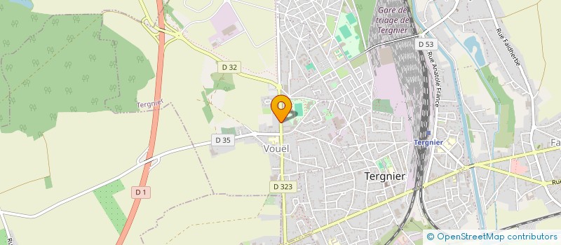 localisation de l'entreprise MICROFER TERGNIER à TERGNIER