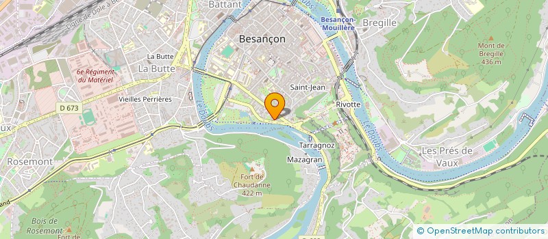 localisation de l'entreprise MICROFI SERVICES à BESANCON