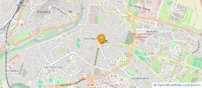 localisation de l'entreprise MICROFILM à POITIERS