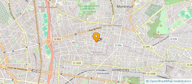 localisation de l'entreprise MICROFORMATIC à MONTREUIL