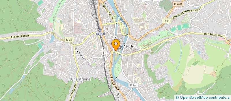 localisation de l'entreprise MICROFUN IMMOBILIER à EPINAL