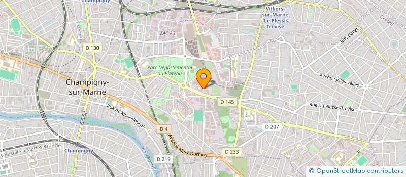 localisation de l'entreprise MICROHARD à CHAMPIGNY-SUR-MARNE