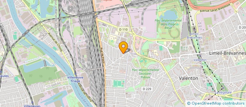 localisation de l'entreprise MICROHELICO  VILLENEUVE-SAINT-GEORGES