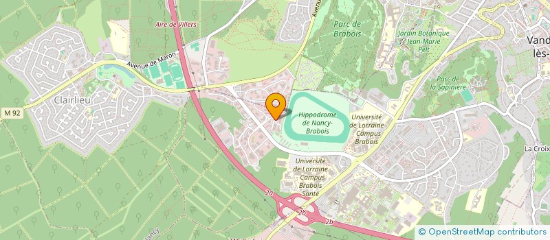 localisation de l'entreprise MICROHUMUS à VANDŒUVRE-LES-NANCY