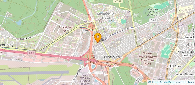 localisation de l'entreprise MICROIDS à VELIZY-VILLACOUBLAY