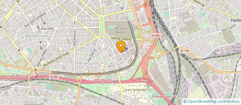 localisation de l'entreprise MICROLAB à LILLE