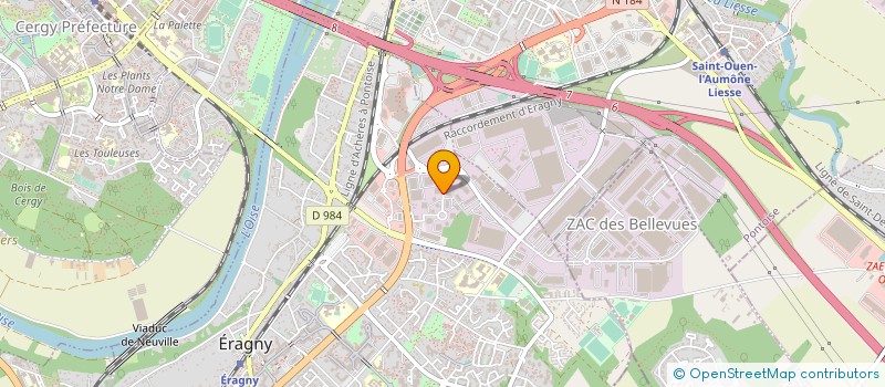 localisation de l'entreprise MICROLIST à ERAGNY