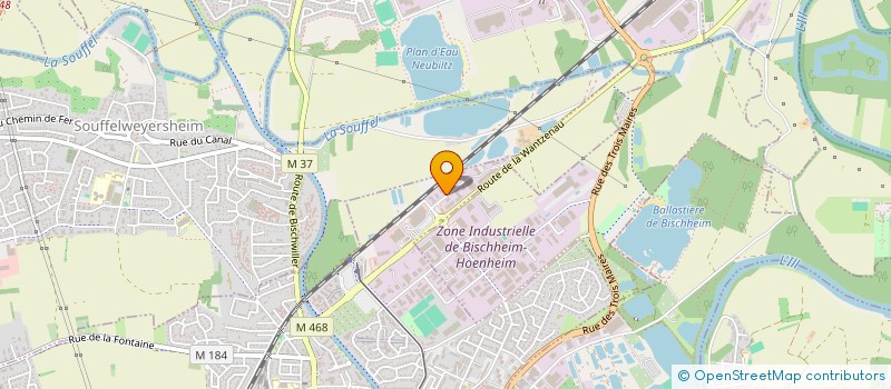 localisation de l'entreprise MICROLOGIC  HNHEIM