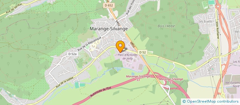 localisation de l'entreprise MICROLOGIS  MARANGE-SILVANGE