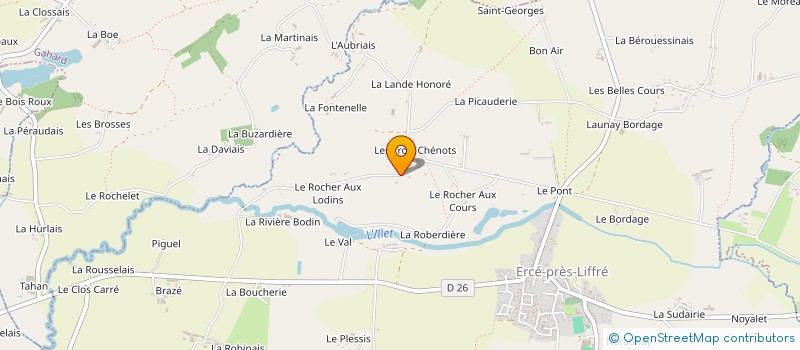 localisation de l'entreprise MICROLUND  ERCE-PRES-LIFFRE