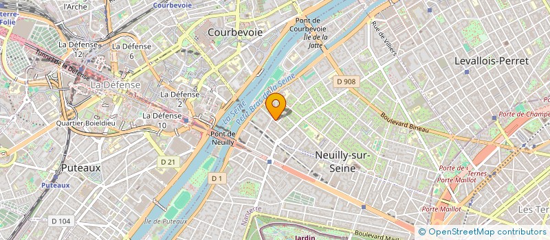 localisation de l'entreprise MICROLUX CENTER à NEUILLY SUR SEINE