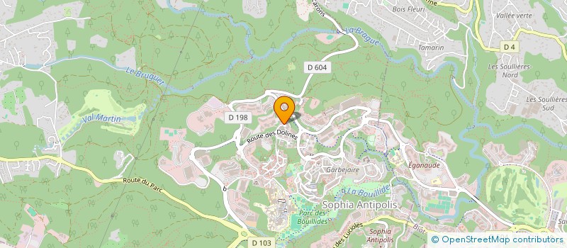 localisation de l'entreprise MICROMANIA  VALBONNE