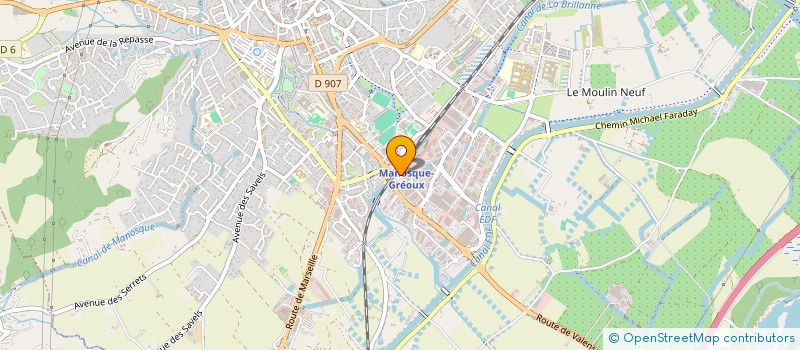 localisation de l'entreprise MICROMATIC à MANOSQUE