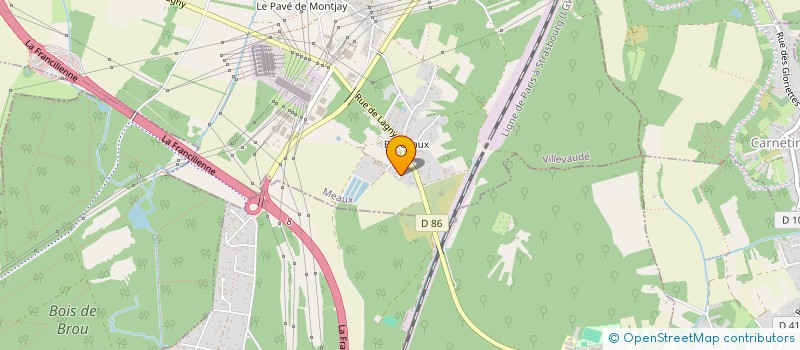 localisation de l'entreprise MICROMATIQUE INGENIERIE à VILLEVAUDE