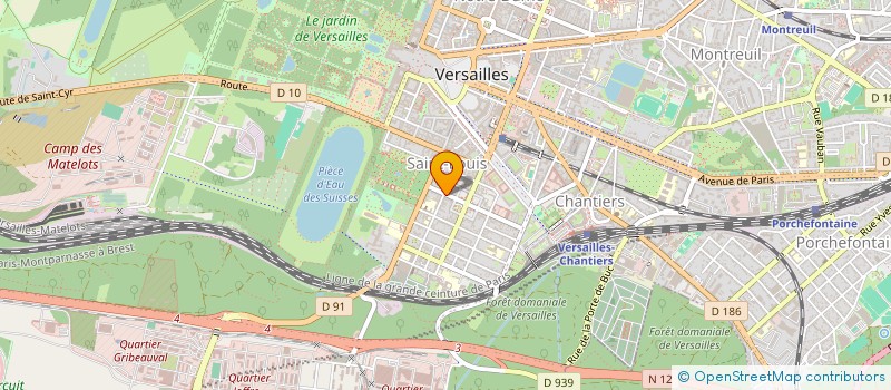 localisation de l'entreprise MICROMDR à VERSAILLES