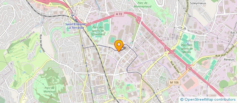 localisation de l'entreprise MICROMEC à SAINT-ETIENNE
