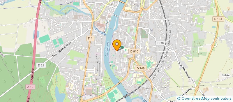 localisation de l'entreprise MICROMECA à CHATELLERAULT