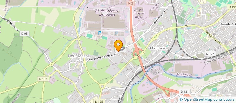 localisation de l'entreprise MICROMECA SERVICES à NEUF-MESNIL