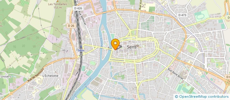 localisation de l'entreprise MICROMEDIA à SENS