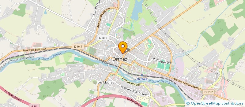 localisation de l'entreprise MICROMEDIA  ORTHEZ