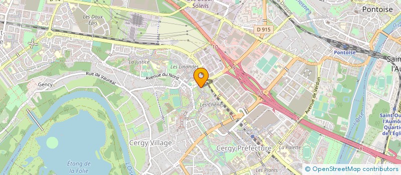 localisation de l'entreprise MICROMEDIAS à CERGY