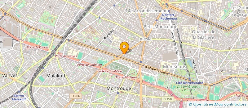 localisation de l'entreprise MICROMEGA à PARIS