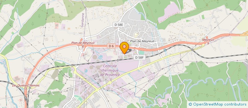 localisation de l'entreprise MICROMEGA à MEYREUIL