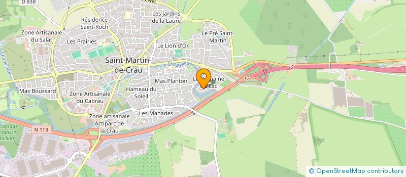 localisation de l'entreprise MICRONET à SAINT-MARTIN-DE-CRAU