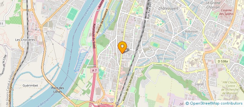 localisation de l'entreprise MICRONET  VALENCE