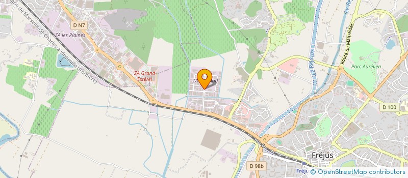 localisation de l'entreprise MICRONET EUROPE à FREJUS