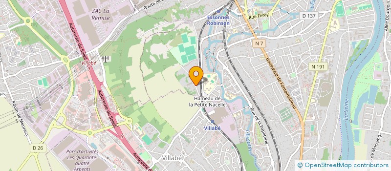 localisation de l'entreprise MICRONIQUE à CORBEIL-ESSONNES