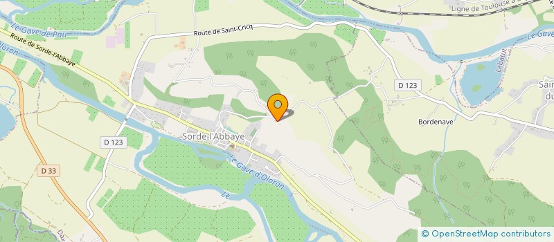 localisation de l'entreprise MICRONUTRITIONS  SORDE-L'ABBAYE