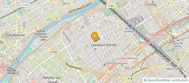 localisation de l'entreprise MICROPOLE RHONE ALPES à LEVALLOIS-PERRET