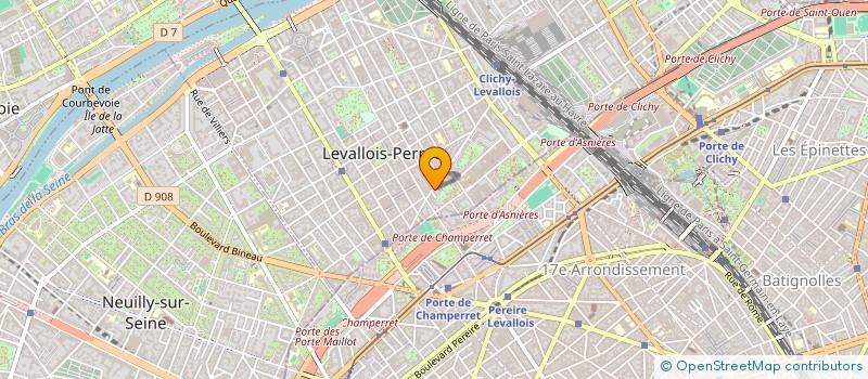 localisation de l'entreprise MICROPRIX à LEVALLOIS-PERRET