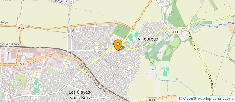 localisation de l'entreprise MICROPUBLI à VILLEPREUX