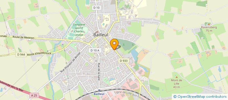 localisation de l'entreprise MICROS SERVICE à BAILLEUL