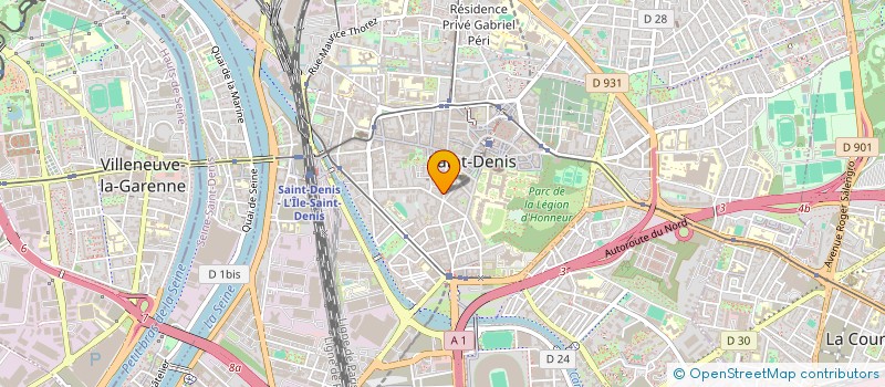 localisation de l'entreprise MICROSAISIE ET CONSEILS à SAINT-DENIS