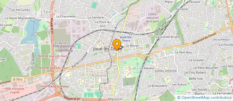 localisation de l'entreprise MICROSAM TECHNOLOGIES à JOUE-LES-TOURS